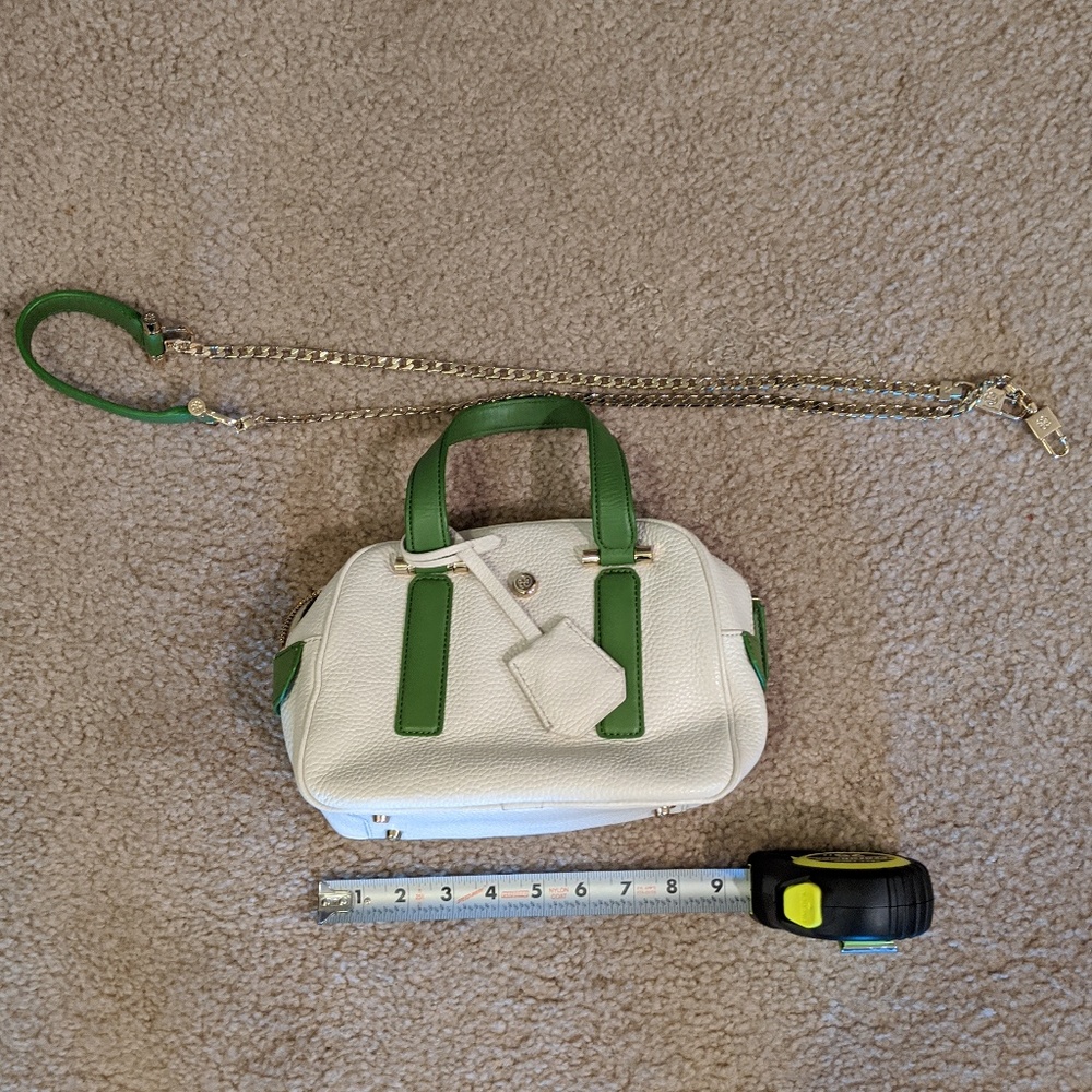 Tory Burch - small white and green purse